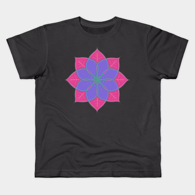 Dahlia Kids T-Shirt by ToniB Designs